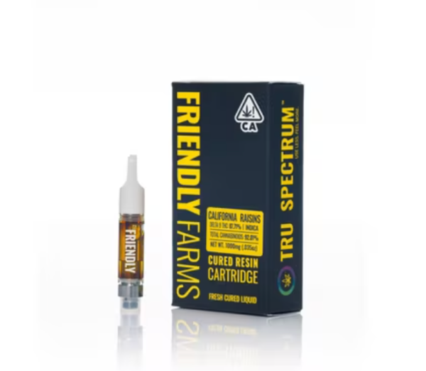 Friendly Farms | California Raisins Cured Resin Cartridge