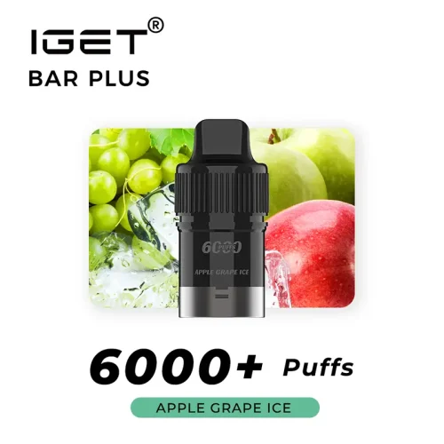 apple-grape-ice-iget-bar-plus-prefilled-pod.webp Apple Grape Ice – IGET Bar Plus Pod 6000 Puffs
