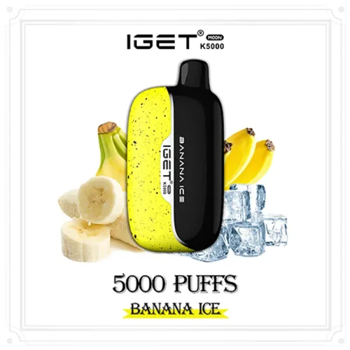 banana-ice-iget-moon.webp Banana Ice – IGET Moon 5000 Puffs