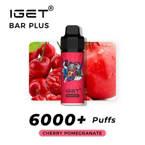 cherry-pomegranate-iget-bar-plus-kit.webp Cherry Pomegranate – IGET Bar Plus 6000 Puffs