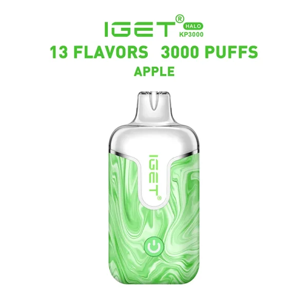 iget-halo-kit-apple.webp Apple – IGET Halo Vape Kit 3000 Puffs