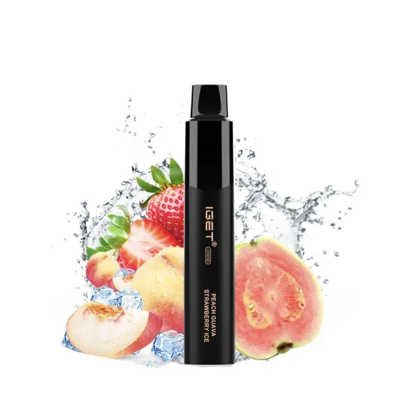 Peach Guava Strawberry Ice – IGET Legend 4000 Puffs