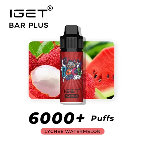 lychee-watermelon-iget-bar-plus-vape-kit.webp Lychee Watermelon – IGET Bar Plus 6000 Puffs