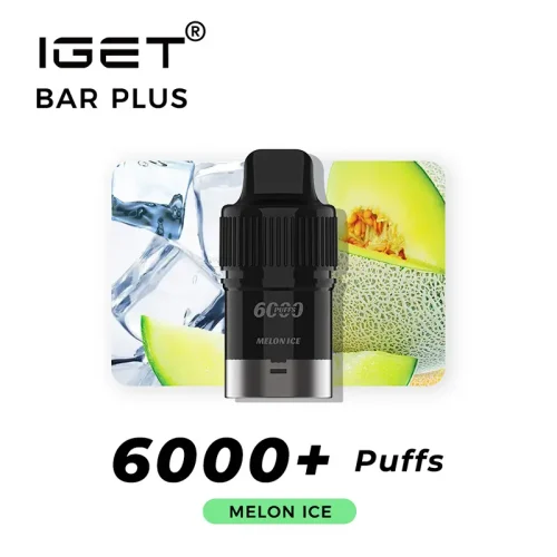 melon-ice-iget-bar-plus-pod.webp Melon Ice – IGET Bar Plus Pod 6000 Puffs