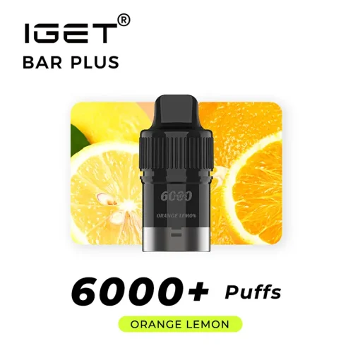 orange-lemon-iget-bar-plus-prefilled-pod.webp Orange Lemon – IGET Bar Plus Pod 6000 Puffs