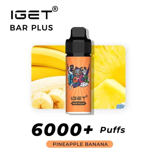 pineapple-banana-iget-bar-plus-vape-kit.webp Pineapple Banana – IGET Bar Plus 6000 Puffs